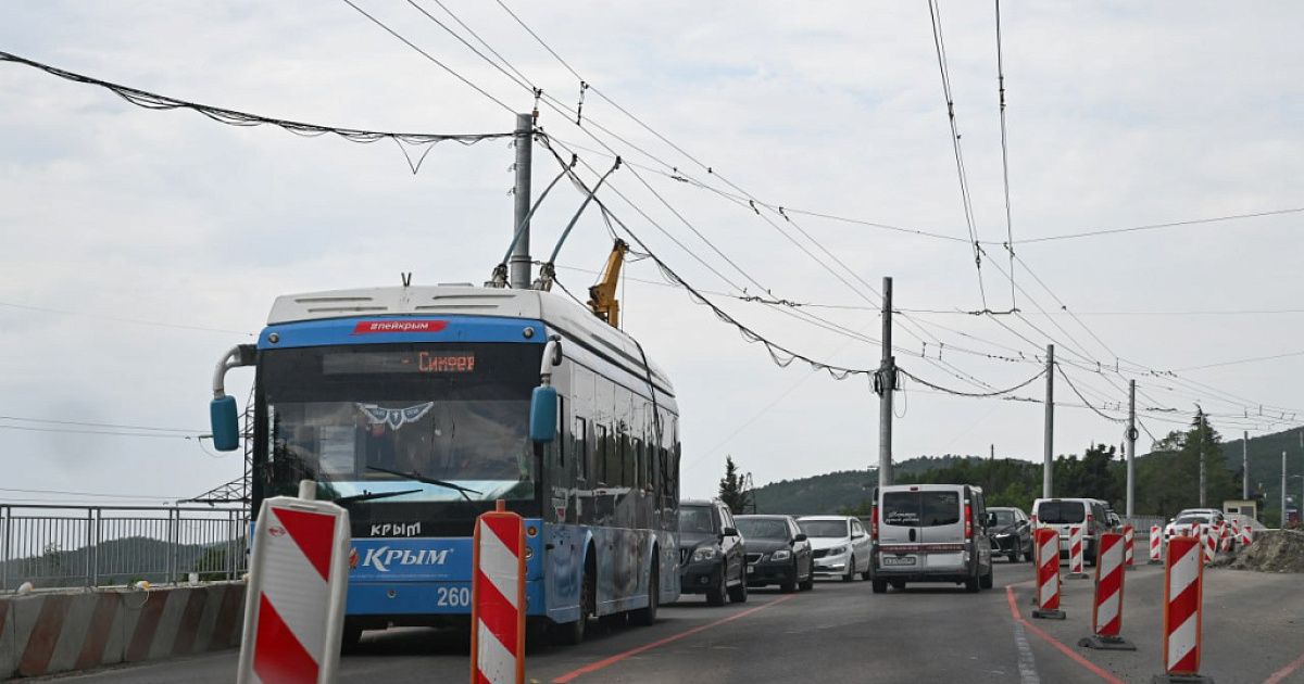 Движение троллейбуса между Симферополем и Алуштой приостановлено