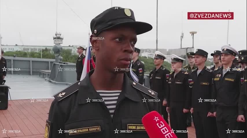 Курсант из Камеруна впервые принял участие в штурманском походе учебного корабля «Перекоп»