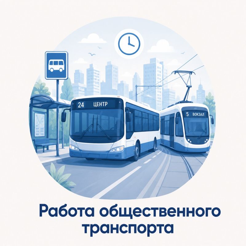 Актуальное расписание движения общественного транспорта публикуется на официальном портале муниципалитета по ссылке: