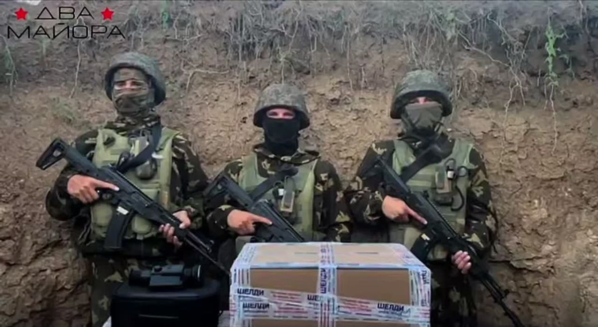 Два майора: Бойцы мобильной огневой группы, прикрывающие воздушные рубежи Крыма, передают слова благодарности читателям нашего канала за оказанную помощь в недавнем сборе для их подразделения