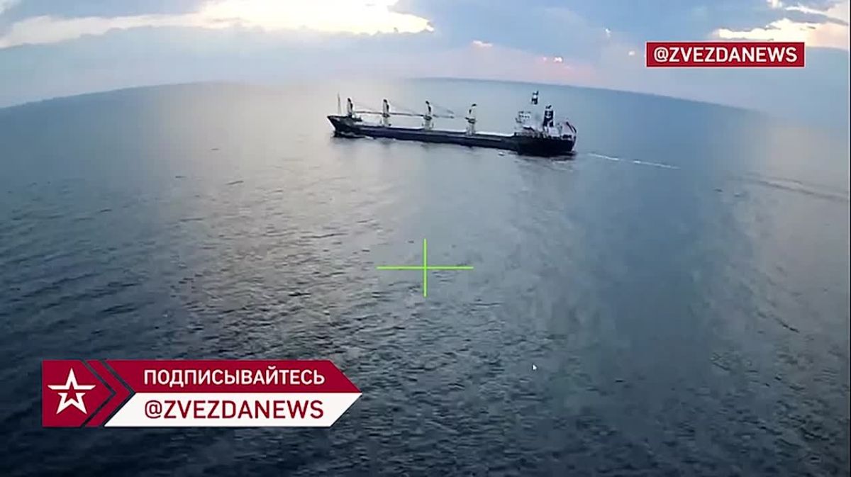 "Герань" прилетела четко в сухогруз в Черном море, который шел в порт Черноморск в Одесской области