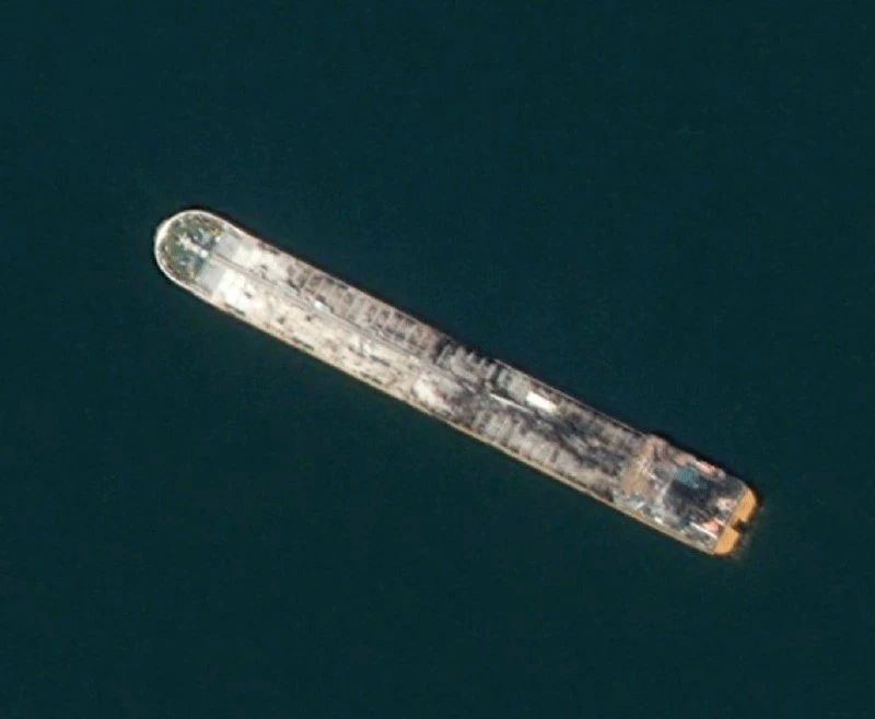 Спутниковые снимки судов в Азовском море, пораженных ранее ударами украинских дронов-камикадзе Спутниковые снимки судов в Азовском море, пораженных ранее ударами украинских дронов-камикадзе