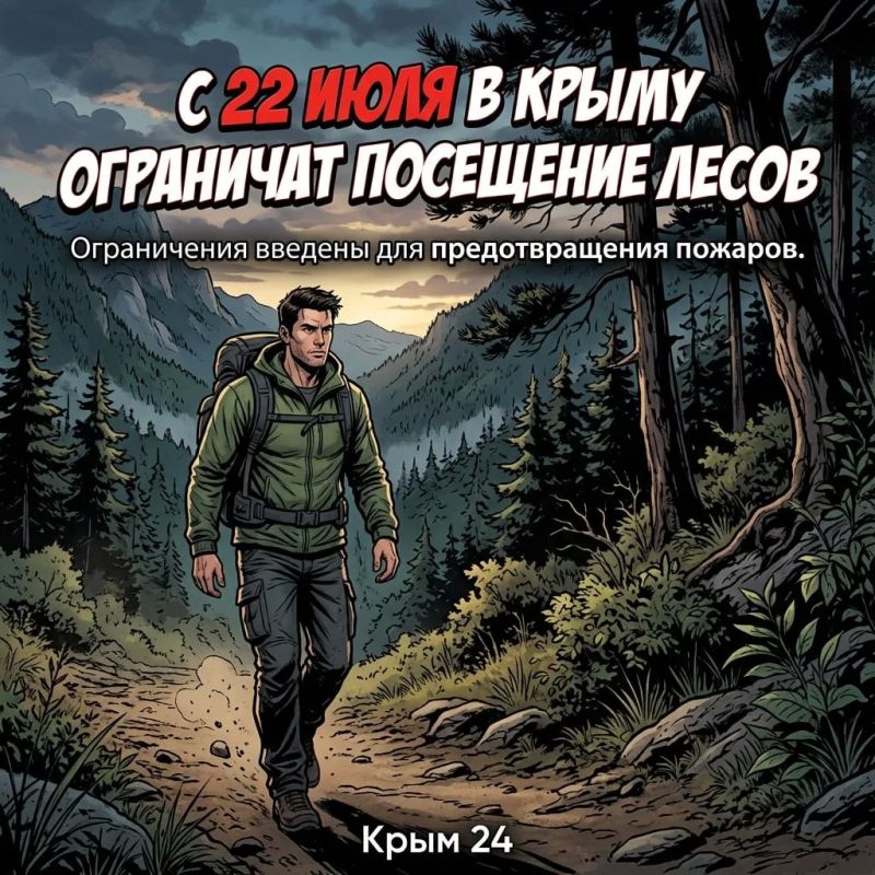 С 22 июля в Крыму ограничат посещение лесов