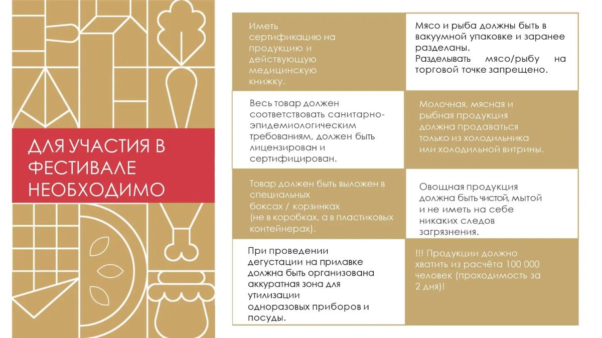 Минсельхоз России приглашает производителей Крыма на главный гастрономический фестиваль страны! Минсельхоз России приглашает производителей Крыма на главный гастрономический фестиваль страны!