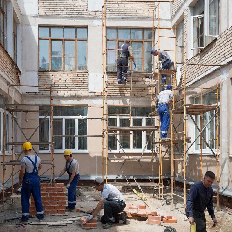 Завершается капремонт общежития Симферопольского автотранспортного техникума