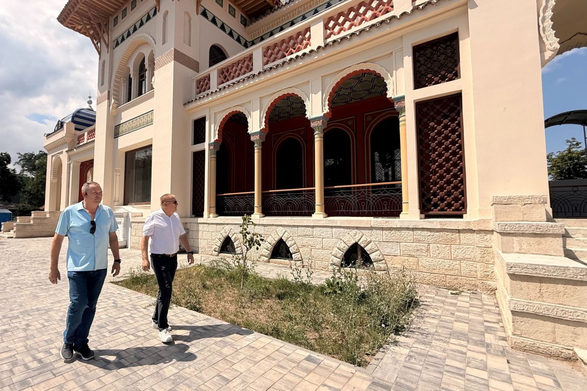 Эдуард Щеголев оценил готовность дачи Стамболи в Феодосии после завершения реставрации