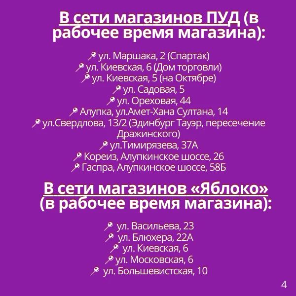 Адреса Центров содействия в Ялтинском регионе Адреса Центров содействия в Ялтинском регионе