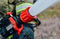 Под Севастополем загорелся грузовик с зерном