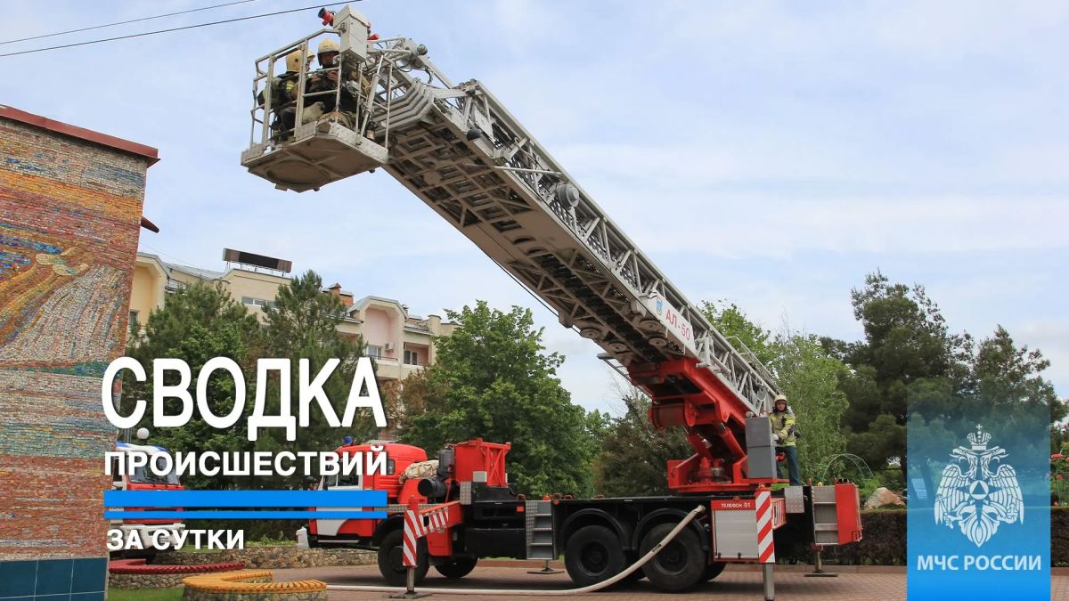 #ЧТОВЧЕРАПРОИЗОШЛО. За минувшие сутки пожарно-спасательные подразделения ГУ МЧС России по Республике Крым реагировали на: 16 пожаров, из них: