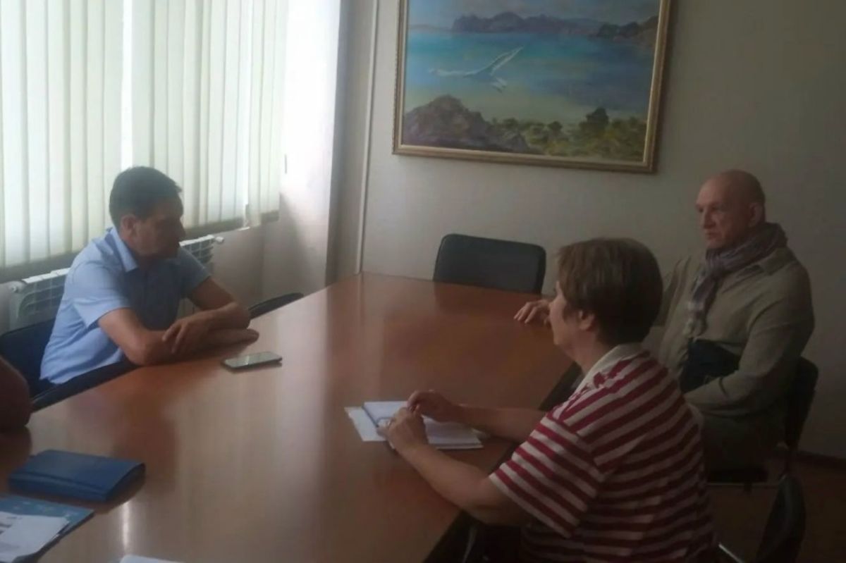Руслан Якубов встретился с руководителем Мордовского общества им. Ф. Ушакова Владимиром Старчковым