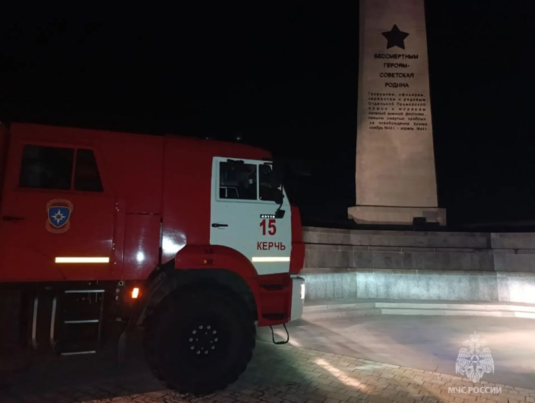 В Керчи выгорело 250 квадратных метров сухой травы В Керчи выгорело 250 квадратных метров сухой травы