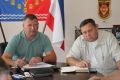 Глава Администрации Ленинского района Игорь Крутьков совместно с заместителями главы Александром Саенко, Еленой Рудюк, Аметом Абильваповым и Ириной Гаевой при участии заместителя прокурора Ленинского района Артура Попова...