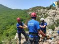Севастопольские спасатели провели тренировку на горе Орта-Кая