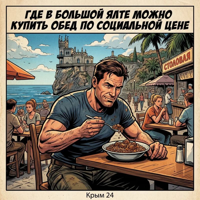 Где в Большой Ялте можно купить обед по социальной цене