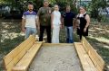 В Бахчисарае установили и обновили две песочницы