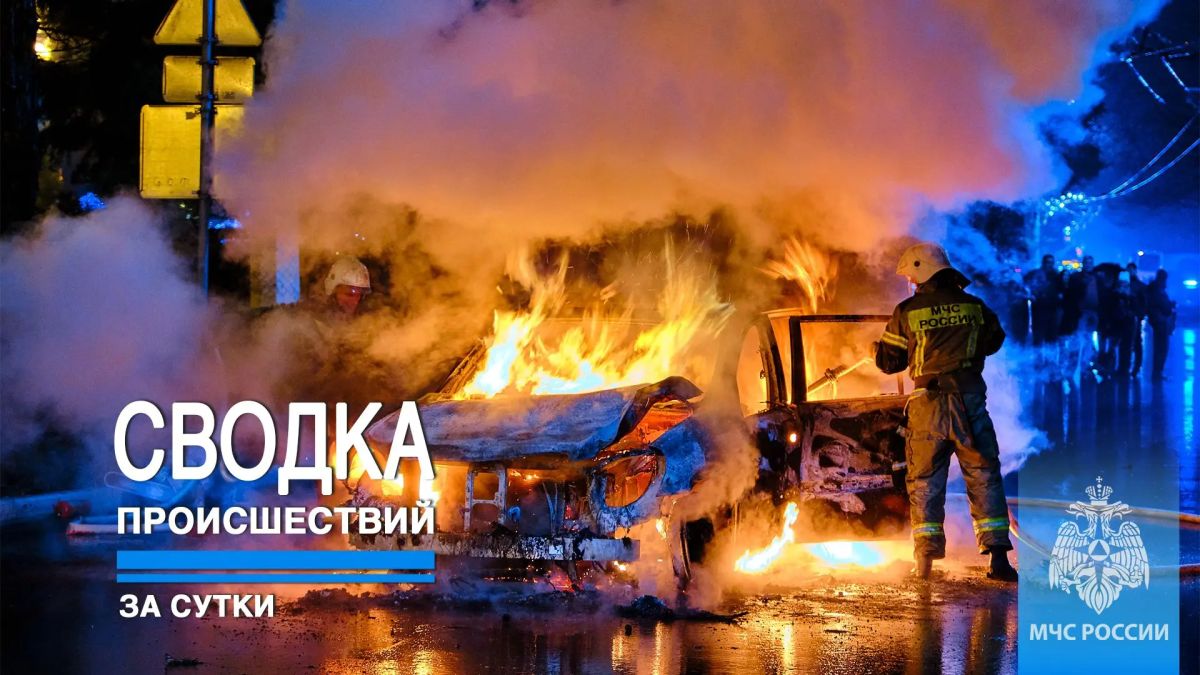 #ЧТОВЧЕРАПРОИЗОШЛО. За минувшие сутки пожарно-спасательные подразделения ГУ МЧС России по Республике Крым реагировали на: 10 пожаров, из них: