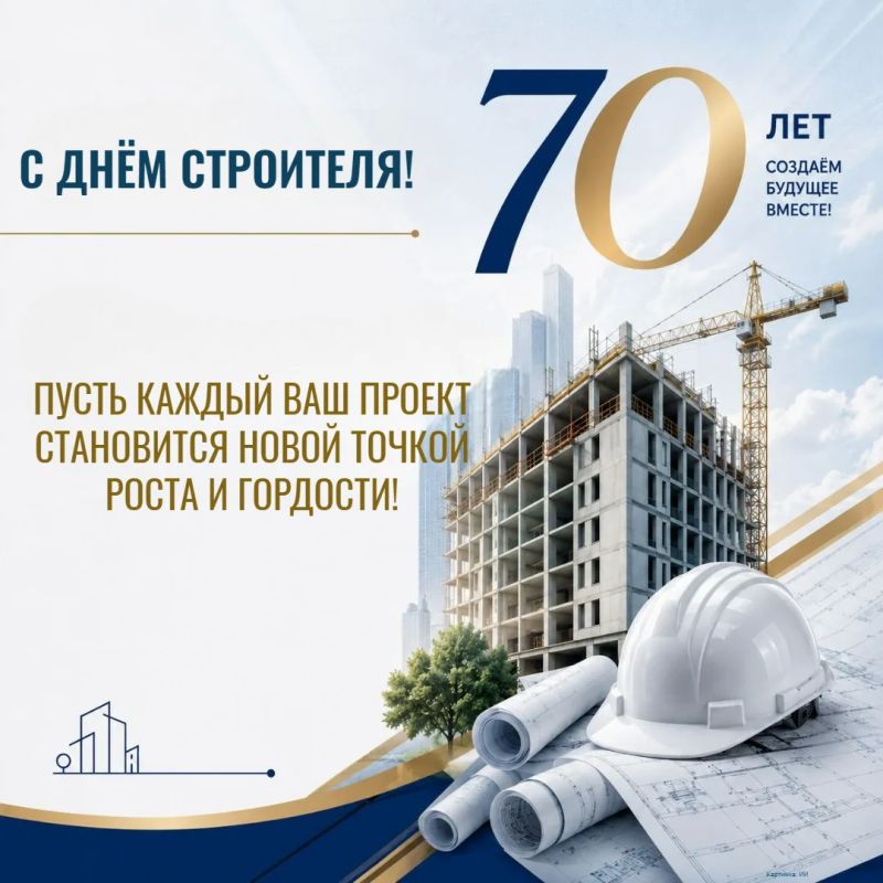 Уважаемые строители, ветераны строительной отрасли, коллеги!