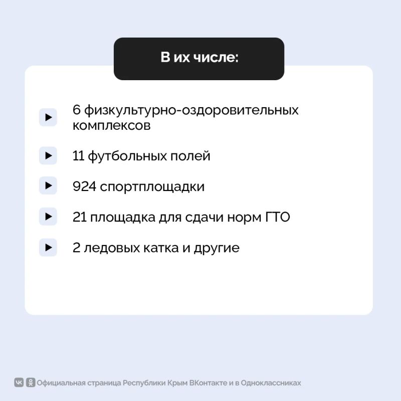 В Крыму продолжают развивать спортивную инфраструктуру В Крыму продолжают развивать спортивную инфраструктуру