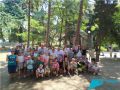 Пожилые алуштинцы отметили День физкультурника флешмобом и турниром по настольному теннису
