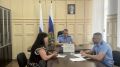 Заместитель прокурора Крыма Павел Кучерявенко провел выездной прием в прокуратуре Киевского района города Симферополя