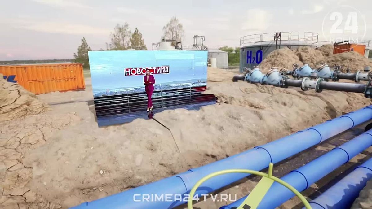В Евпатории частично заменили аварийный водовод
