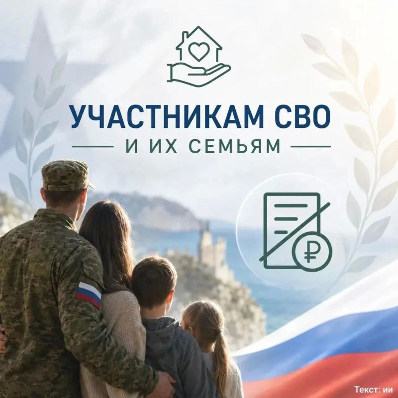 Участникам СВО и их семьям