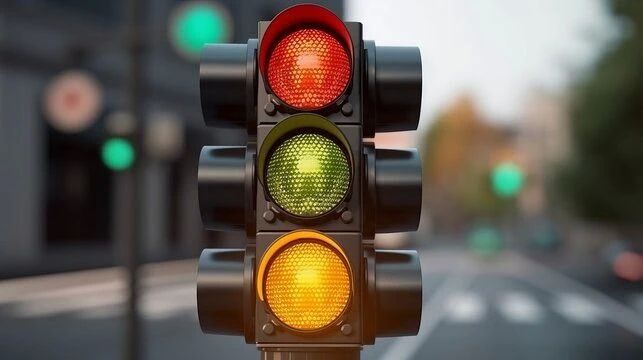 Светофор берём на ремонт. На Московском шоссе в г.Симферополь, на повороте в сторону Молодёжного, временно не работает светофор