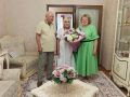 В Черноморском поздравили семейные пары с полувековым стажем
