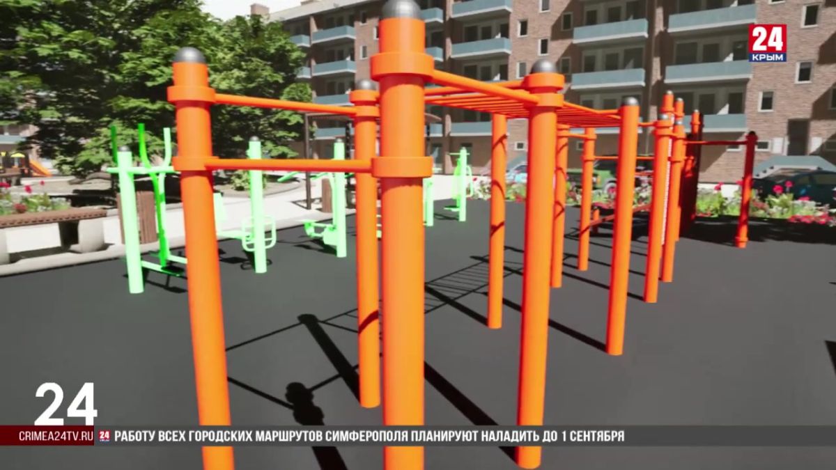 35 общественных территорий благоустроили в Крыму