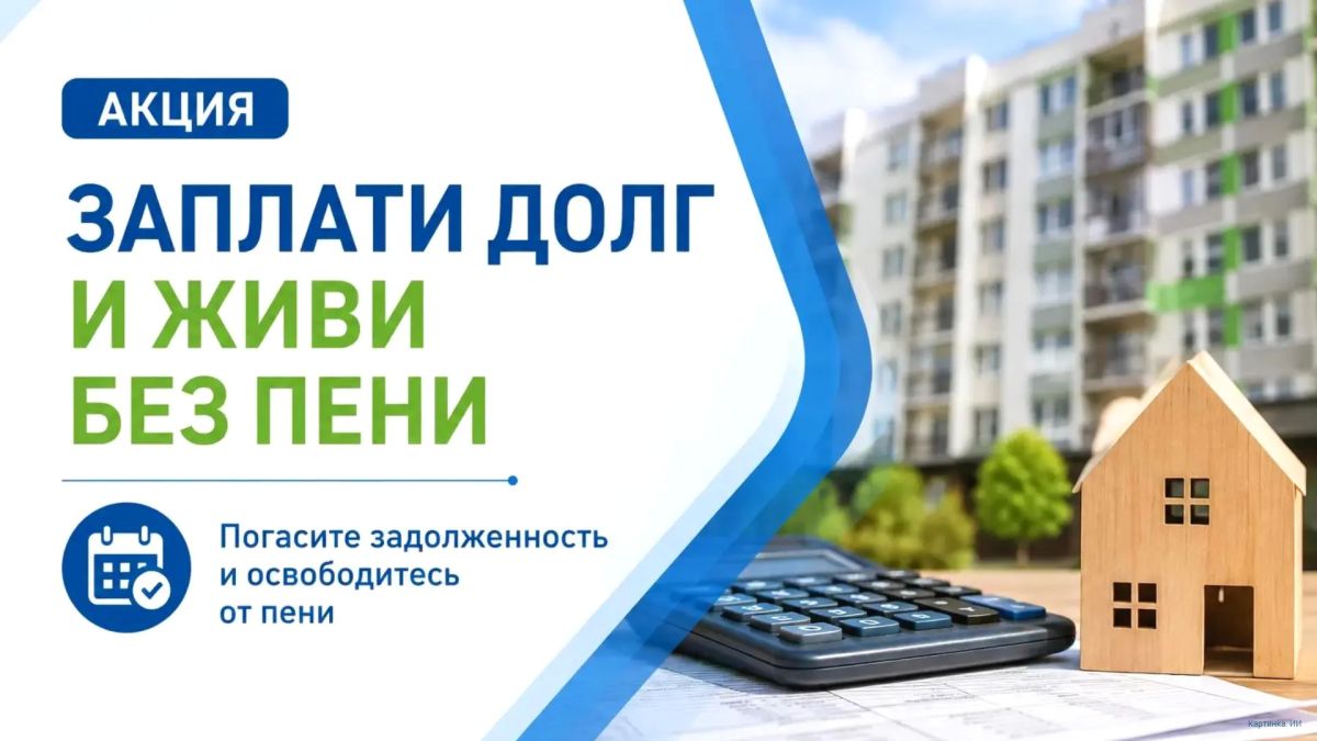 Уважаемые собственники!. С 17 августа по 30 декабря 2026 года Региональный фонд капитального ремонта снова проводит акцию «Заплати долг и живи без пени»