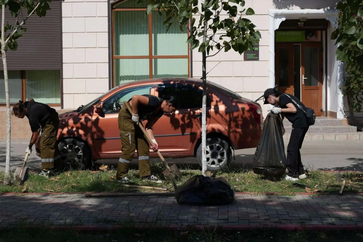 Рабочую неделю сотрудники Службы городского хозяйства начали с ухода за молодыми деревьями в сквере им. Тараса Шевченко. Краснолистные тополя были высажены в 2025 году в честь Дня освобождения Керчи от немецко-фашистских...