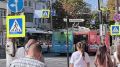 В Симферополе из-за ДТП встало движение троллейбусов
