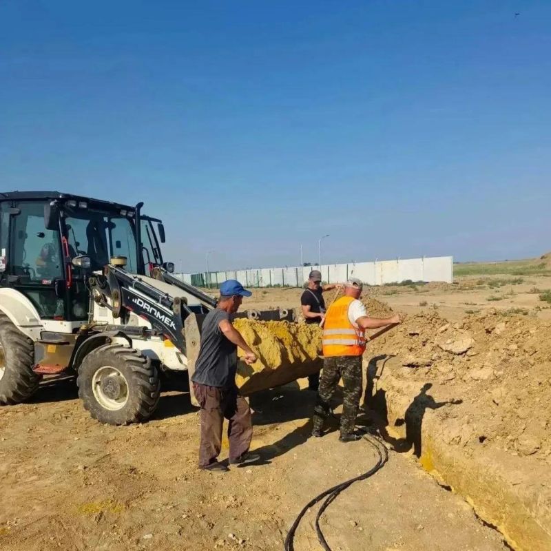 На севере Крыма продолжается строительство комплекса водоочистки На севере Крыма продолжается строительство комплекса водоочистки