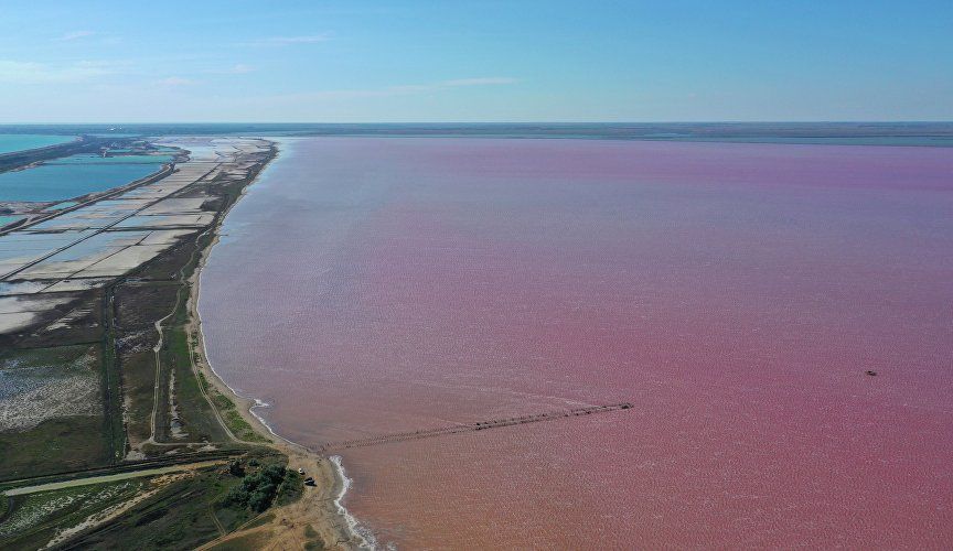 В Евпатории запустили новую экскурсию-фототур к знаменитому розовому озеру