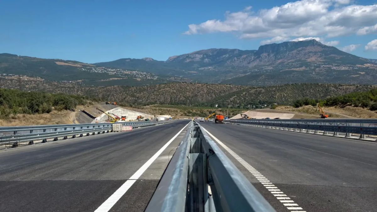 Дорога в обход Алушты готова на 90% Дорога в обход Алушты готова на 90%