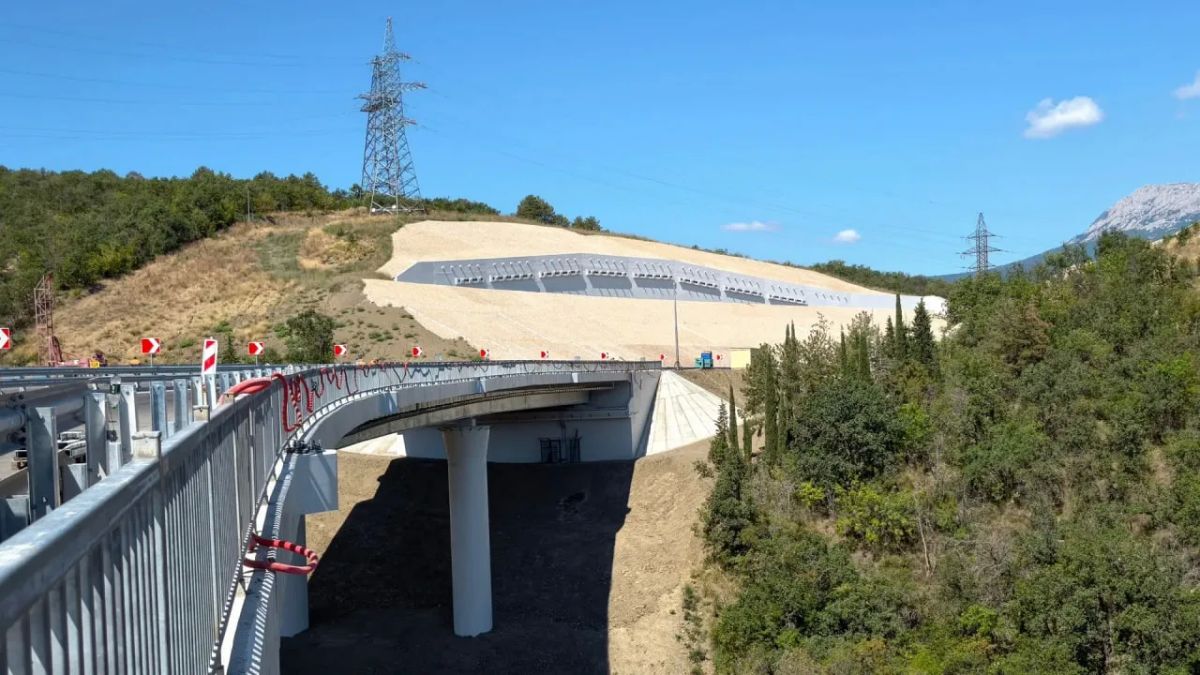Дорога в обход Алушты готова на 90% Дорога в обход Алушты готова на 90%