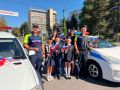 День Флага в Симферополе: автоинспекторы и ЮИД провели акцию для водителей
