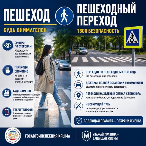Пешеход! Пешеходный переход!