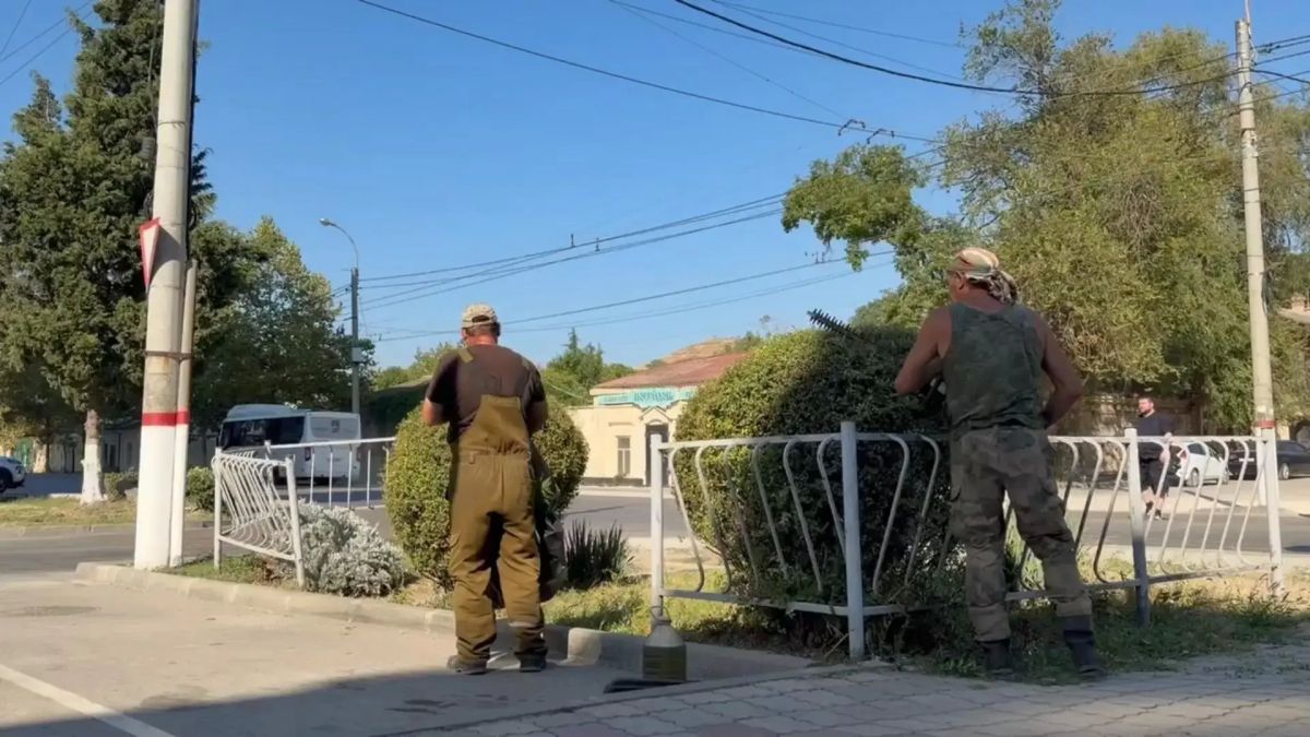 Ежедневно сотрудники Службы городского хозяйства ухаживают за зелеными насаждениями по всему городу Ежедневно сотрудники Службы городского хозяйства ухаживают за зелеными насаждениями по всему городу