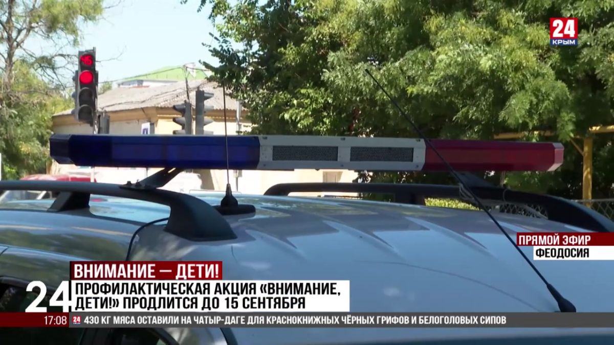 В Крыму стартовала профилактическая акция «Внимание — дети!»