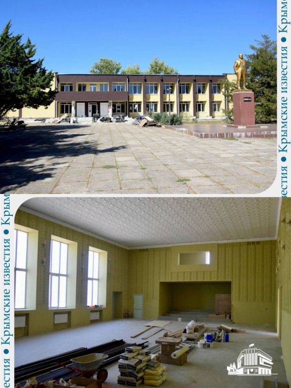 Дом культуры капитально ремонтируют в селе Марьяновка Красногвардейского района в рамках Народной программы «Единой России»