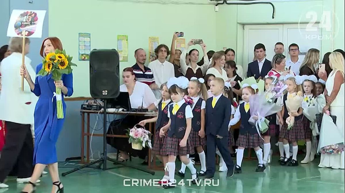 1 сентября в Крыму три новые школы открыли двери для учеников