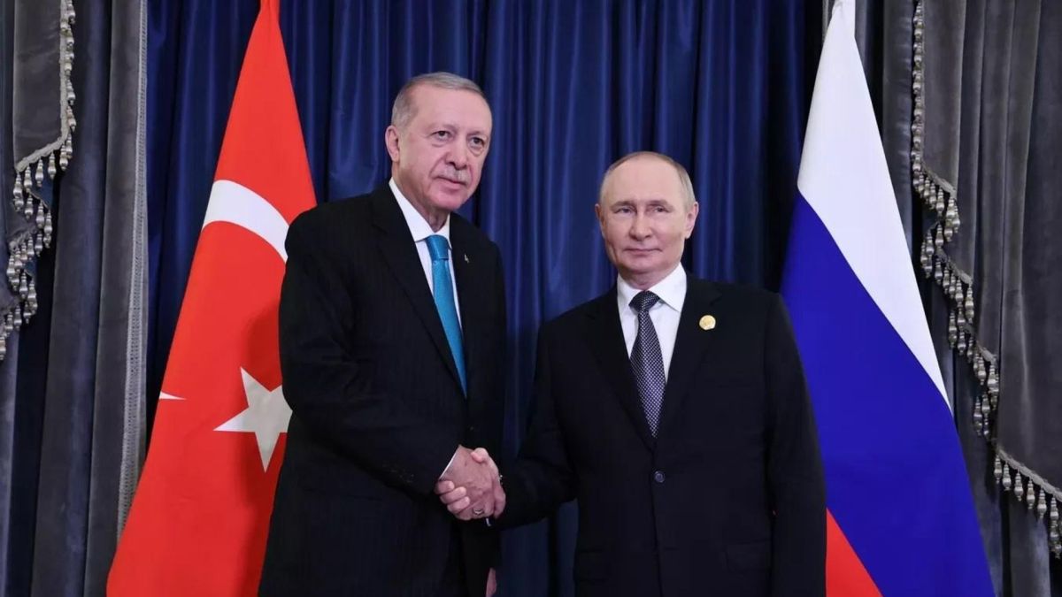 Путин и Эрдоган проводят переговоры в Бишкеке