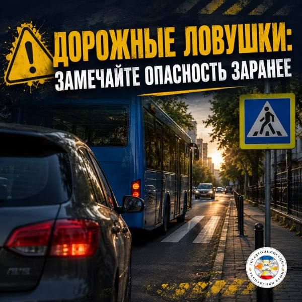 ДОРОЖНЫЕ ЛОВУШКИ: ЗАМЕЧАЙТЕ ОПАСНОСТЬ ЗАРАНЕЕ