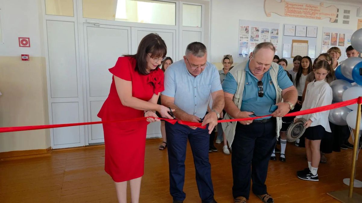 Андрей Шатыренко: принял участие в торжественном открытии территории отдыха «Школа наш второй дом»