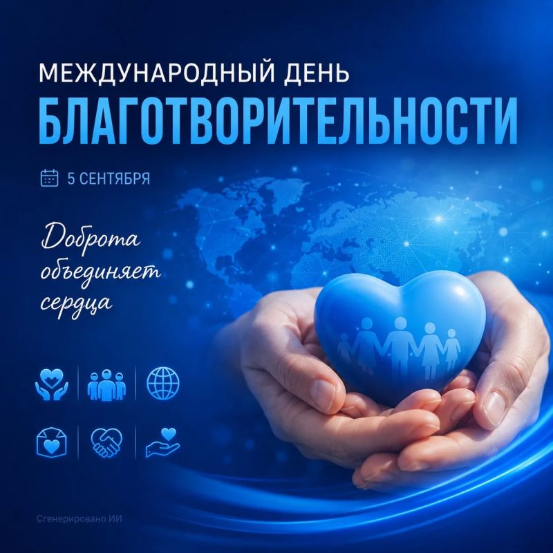 Сегодня — Международный день благотворительности