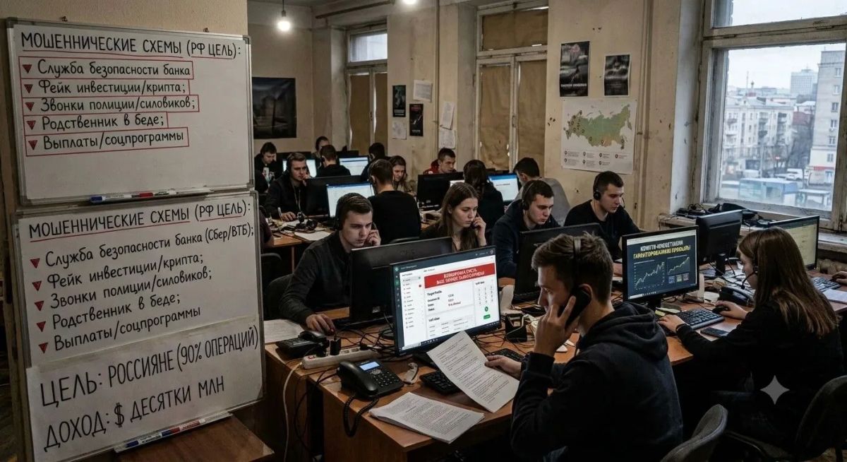 На Украине работает около 2000 мошеннических колл-центров