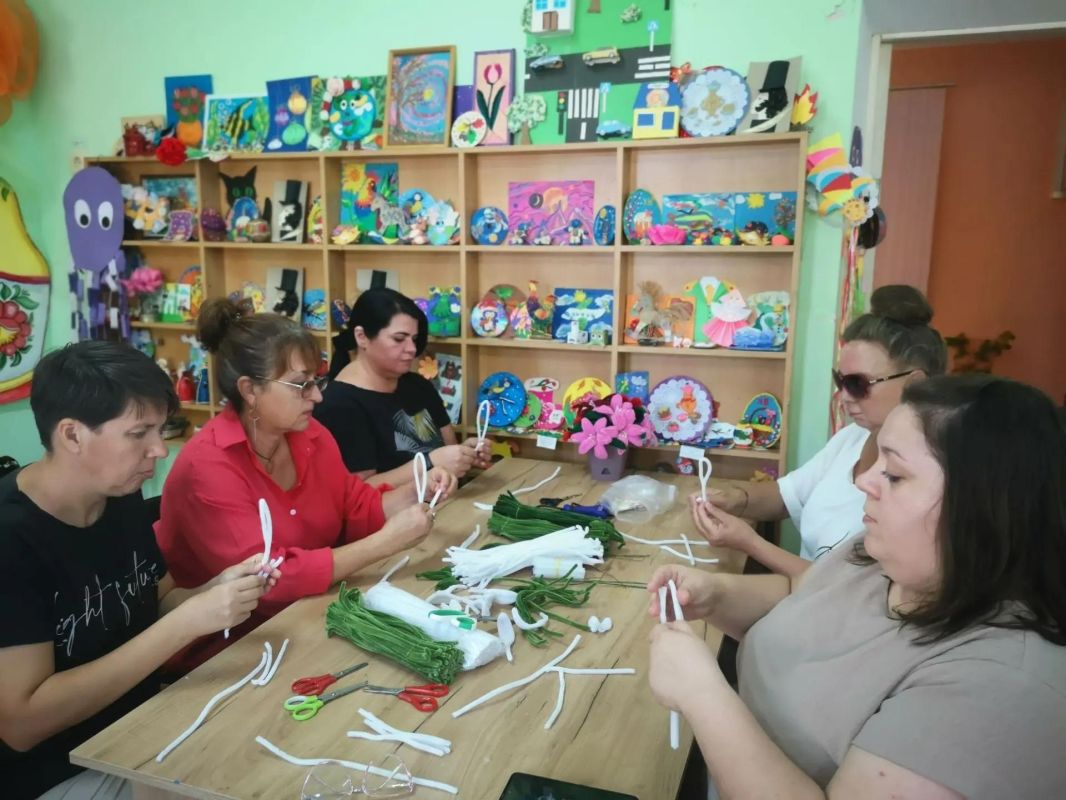 Белые цветы из Насыпного
