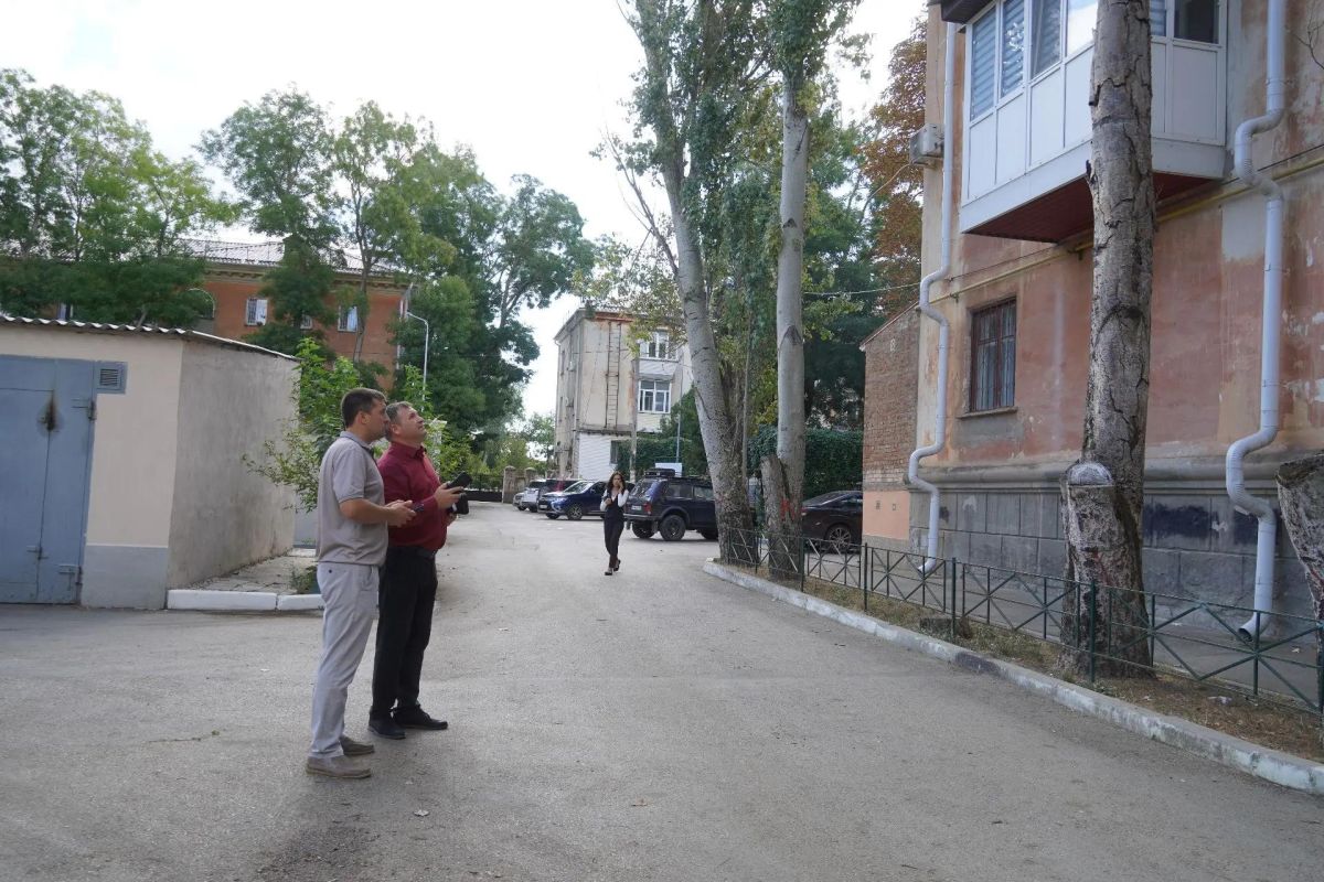 В центре Керчи оперативно снесли старый тополь В центре Керчи оперативно снесли старый тополь
