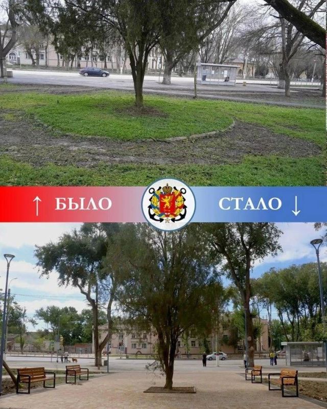 В Керчи завершены работы по благоустройству общественной территории, прилегающей к политеху в районе остановки «Фабрика-кухня» В Керчи завершены работы по благоустройству общественной территории, прилегающей к политеху в районе остановки «Фабрика-кухня»